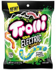 Trolli Sour Electric Crawlers Peg Bags: 12CT Case