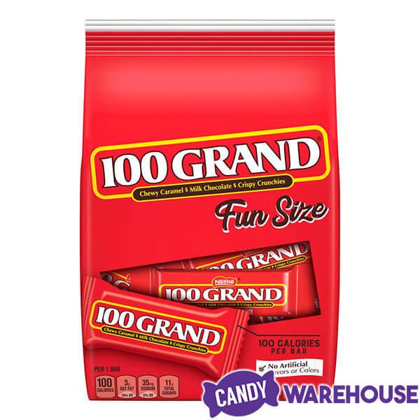 100 Grand Fun Size Candy Bars: 72-Piece Case - Candy Warehouse