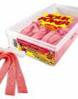 Dorval Sour Power Belts Candy - Strawberry: 2.5 Pound Tub