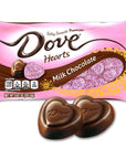 Pink Foiled Dove Milk Chocolate Hearts: 35-Piece Bag - Candy Warehouse