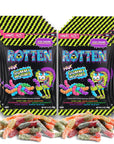 Rotten Gummy Worms: 5.3-Ounce Resealable Bags