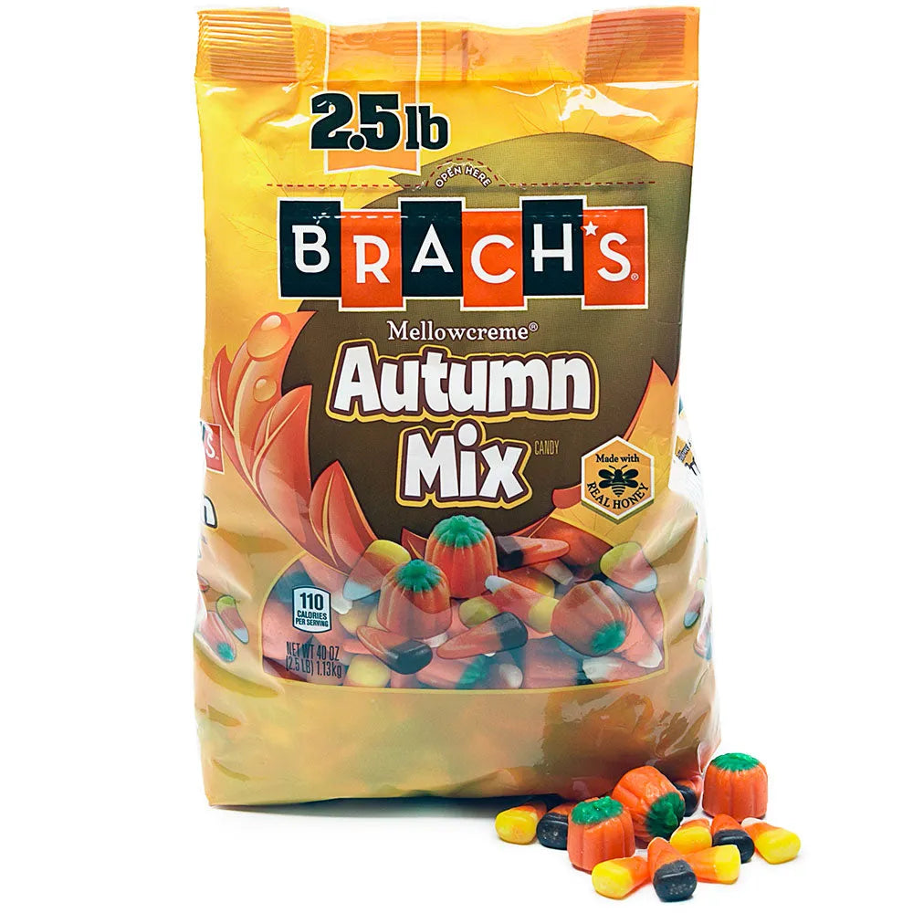 Brach&#39;s Autumn Mix Candy Corn: 40-Ounce Bag - Candy Warehouse