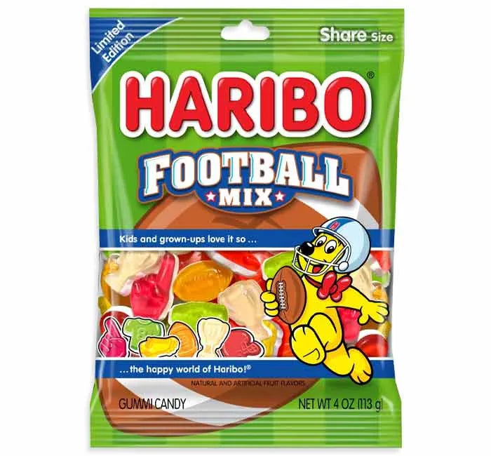 Haribo Football Mix Gummy Candy: 36-Piece Case