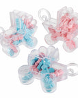 Baby Carriage Shaped Acrylic Candy Boxes 24 Pack 2.75"X2.75"X0.71"