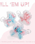 Baby Carriage Shaped Acrylic Candy Boxes 24 Pack 2.75"X2.75"X0.71"