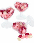 Heart Shaped Acrylic Candy Boxes 24 Pack 3.07"X3.03"X1.76"