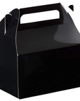 Black Party Favors Paper Treat Boxes 20 Pack 6.25" X 3.75" X 3.5"