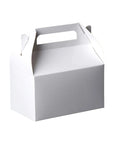 White Party Favors Paper Treat Boxes 20 Pack 6.25" X 3.75" X 3.5"