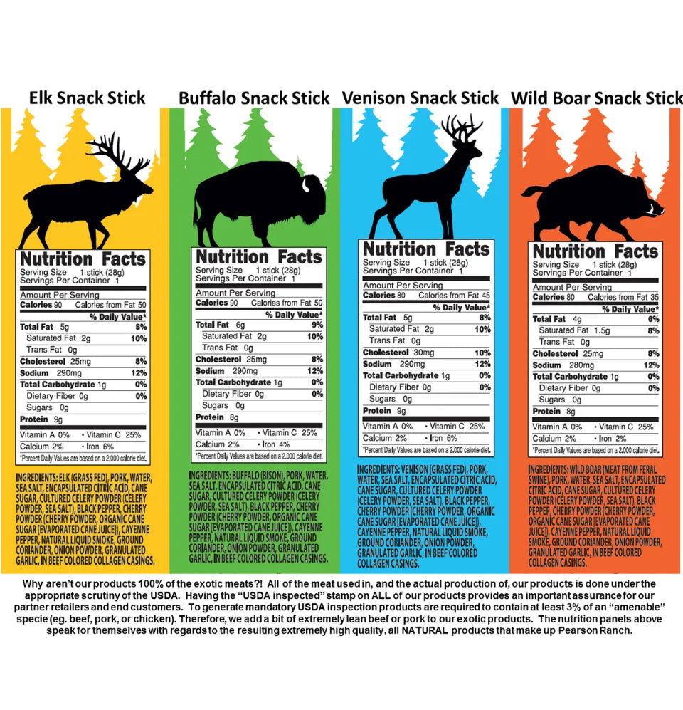 Pearson Ranch Jerky Feed the Crew Box - Super Variety Pack