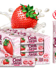 Creme Savers Strawberry & Creme Hard Candy Rolls: 24-Piece Box