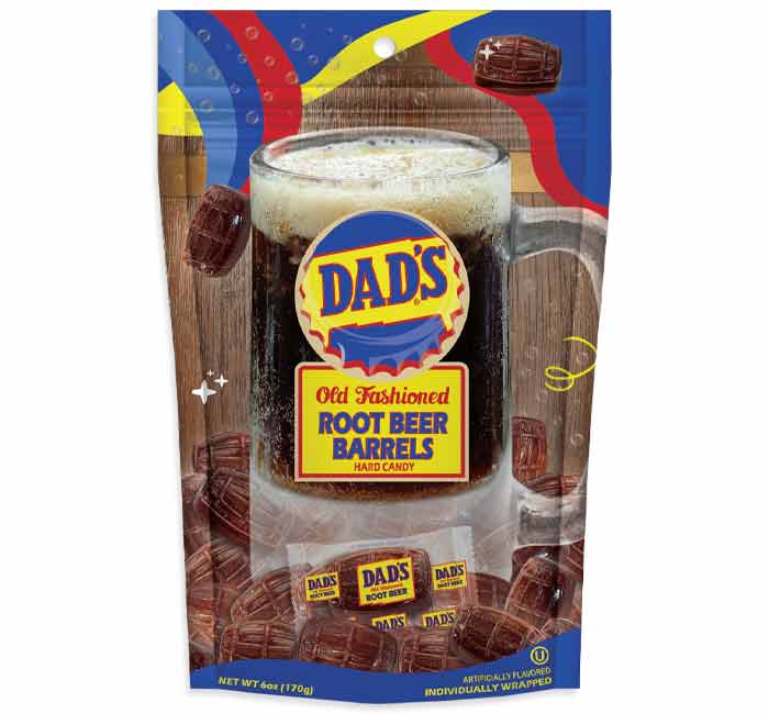 Dad's Root Beer Barrels Peg Bags: 6-Piece Case