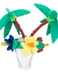 Coconut Tree & Flowers Hat