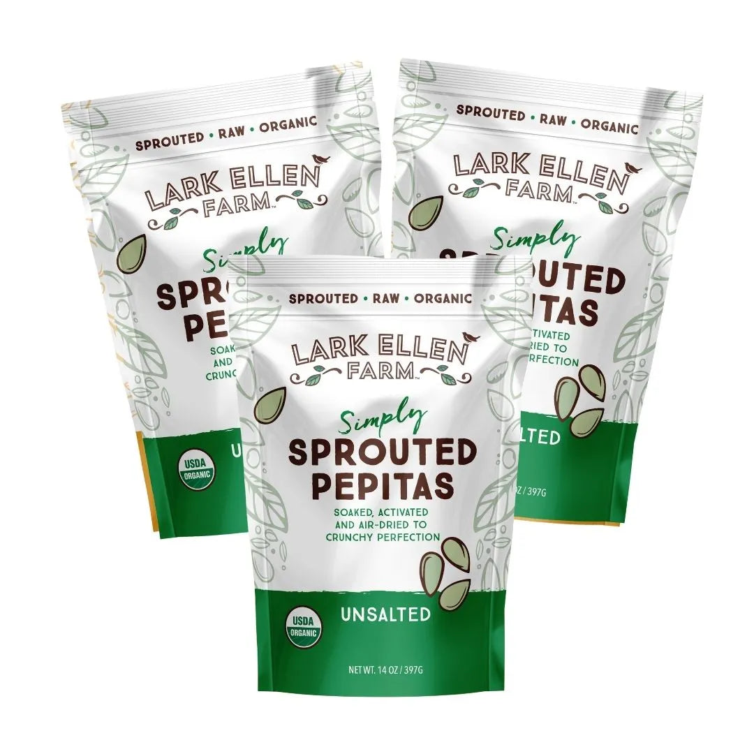 Lark Ellen Farm Sprouted Pumpkin Seeds, Organic