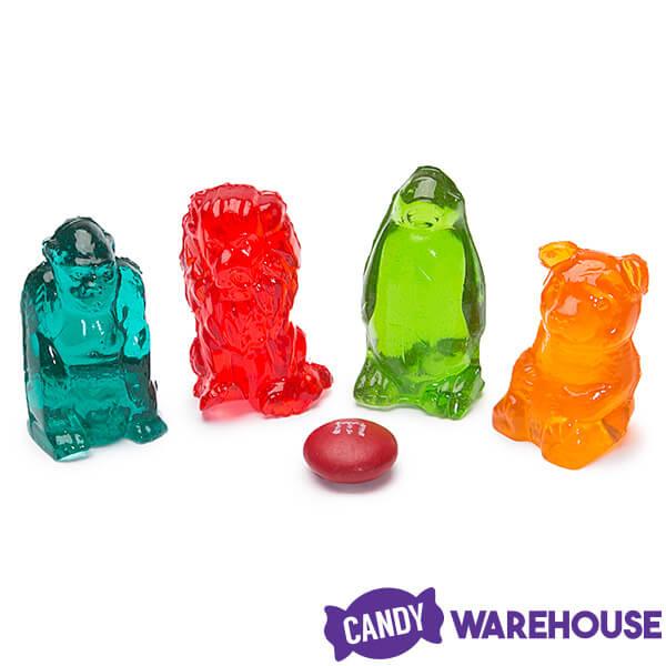 3D Gummy Animals Candy Bags: 10-Piece Set - Candy Warehouse