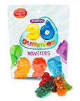 3D Gummy Monsters Candy Bags: 10-Piece Set