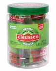 Claussen Gummy Pickles Apple Flavor: 4-Piece Case