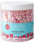 Crushed Peppermint Candy Chips Jars: 12-Piece Case