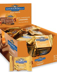 Ghirardelli Milk Chocolate with Caramel Filling Squares: 55-Piece Box