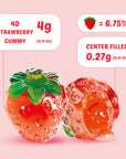 Amos 4D Gummy Strawberry Burst: 12-Piece Case