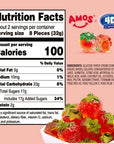 Amos 4D Gummy Strawberry Burst: 12-Piece Case