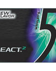 5 Gum Sugar Free Slim Packs - React Mint: 10-Piece Box