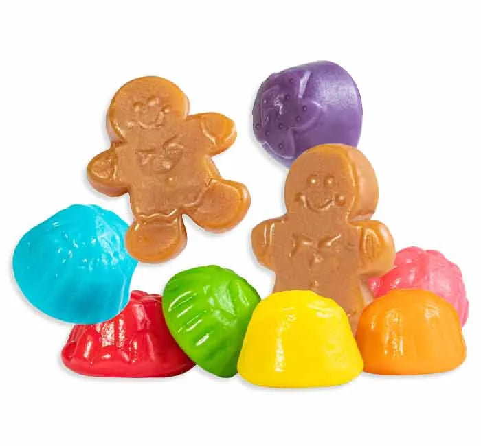 Albanese Gummy Jolly Gingerbread and Gumdrops: 5LB Bag