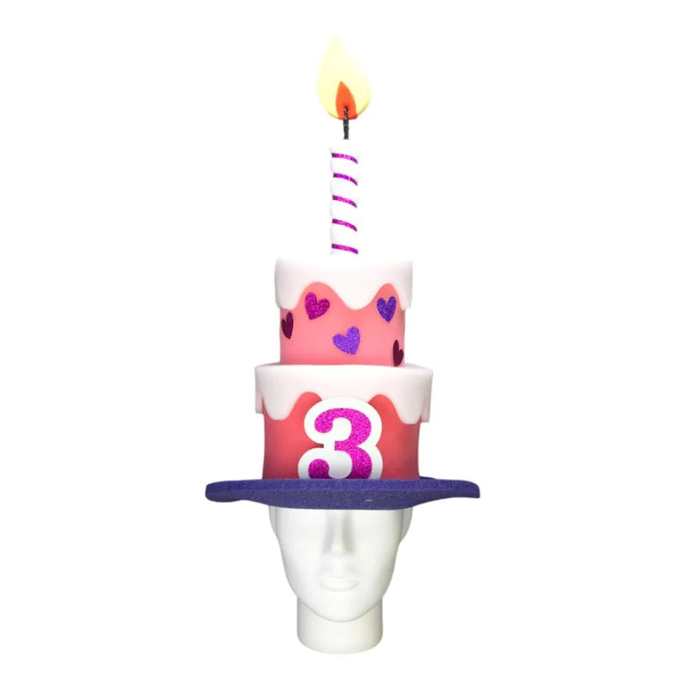 Kid&#39;s Birthday Cake Hat (Girl)