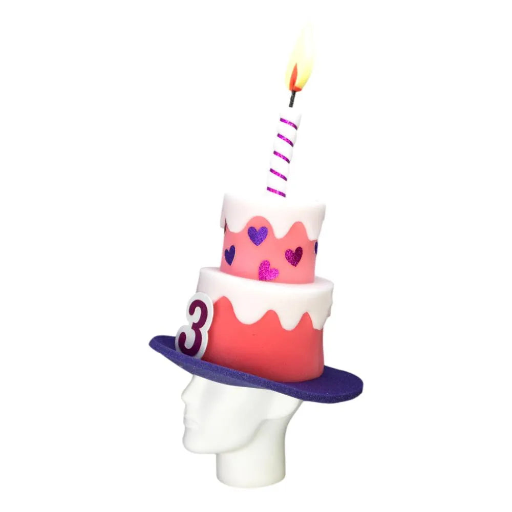 Kid&#39;s Birthday Cake Hat (Girl)