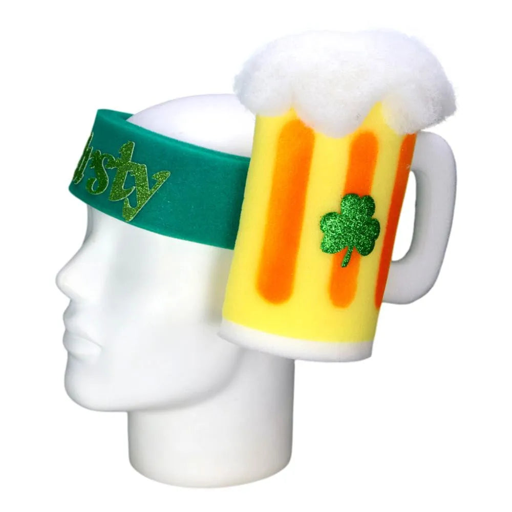 St. Patrick&#39;s Beer Mug Headband