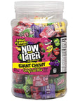 Now and Later Giant Fruit Chewy Candy: 120-Piece Tub