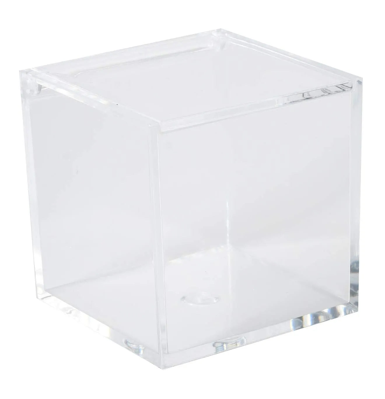 Clear Acrylic Boxes 3.15''X3.15''X3.15'' 8 Pack