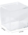 Acrylic Boxes Clear Cubes: 16-Piece Box