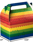 Paper Treat Boxes LEGO 20 Pack 6.25" X 3.75" X 3.5"