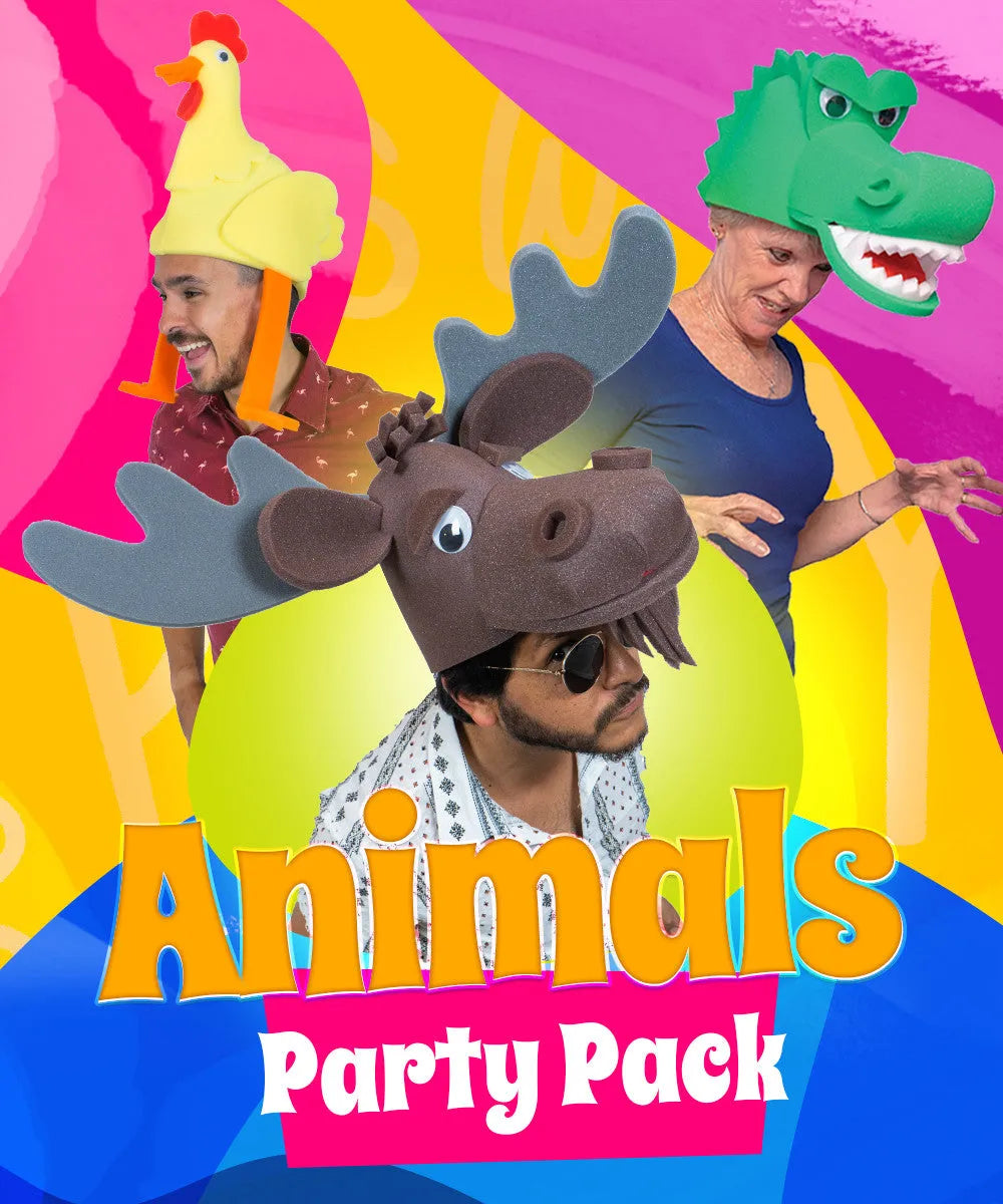 Animals Party Pack (20 Hats)