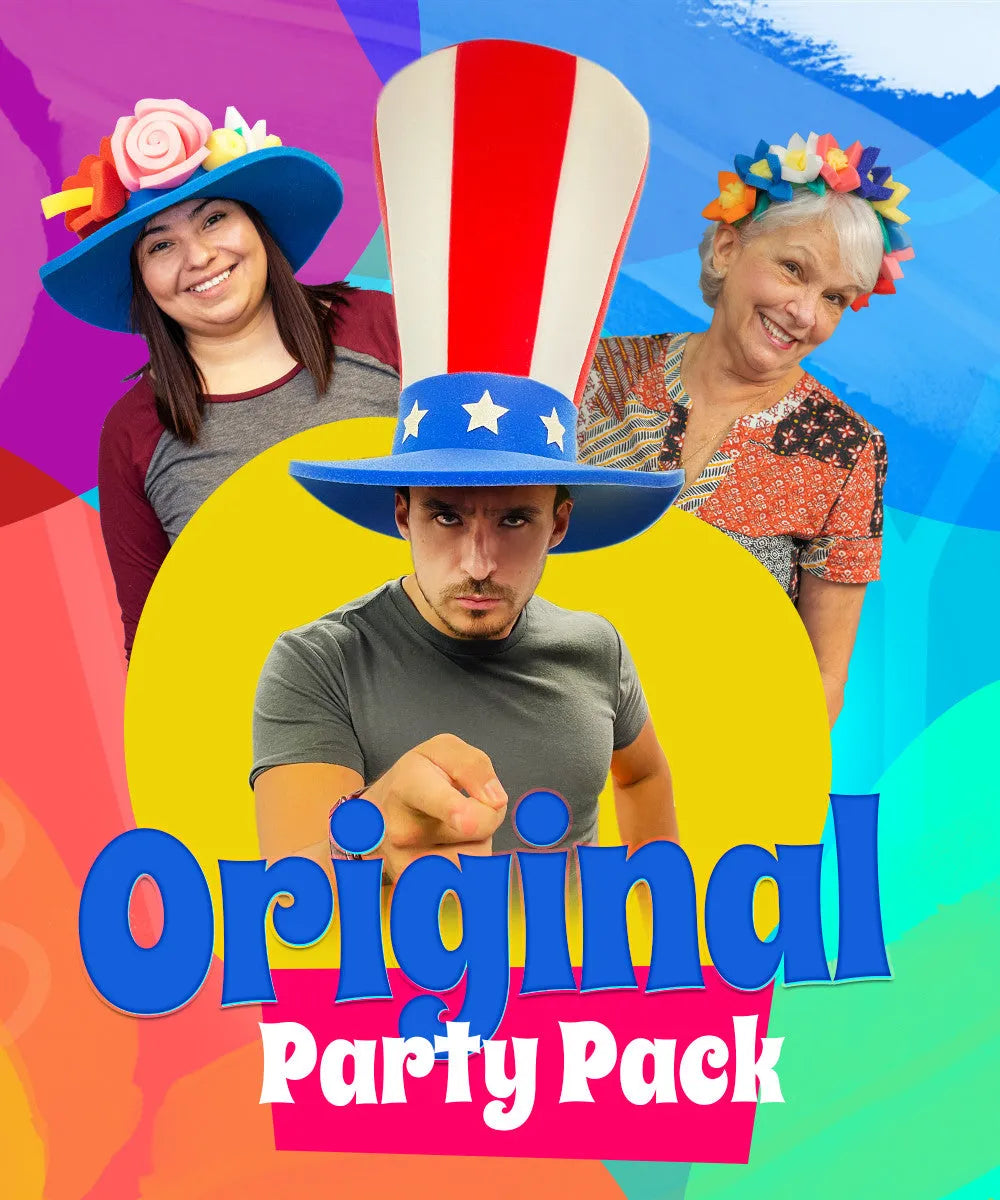 The Original Party Hats Pack (20 Hats &amp; 20 Headbands)