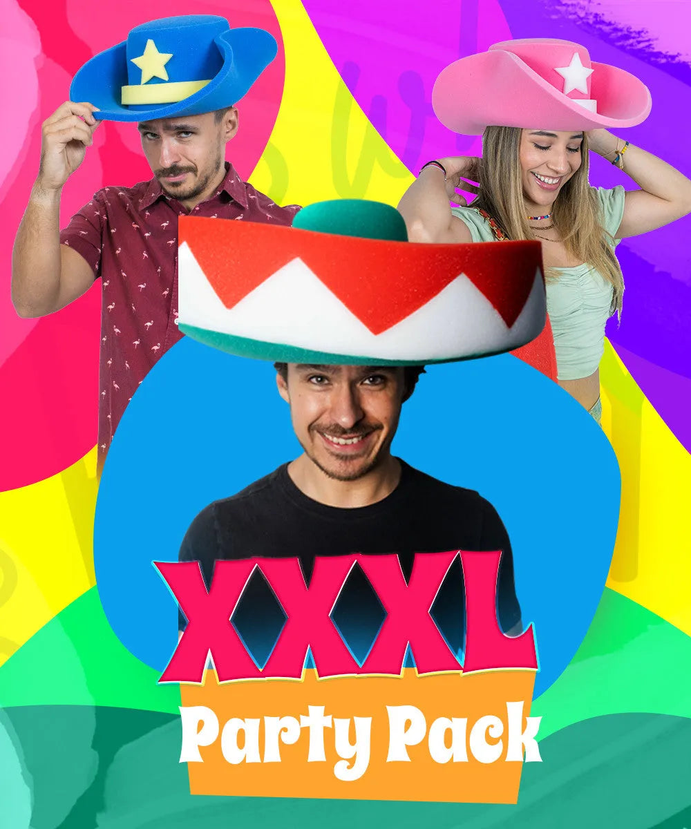 Ultimate XXXL Party Hats Pack (50 Hats &amp; 50 Headbands)