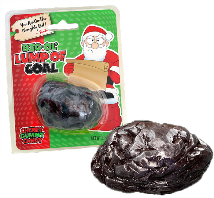 Big Ol Lump of Coal Gummy Candy: 6-Piece Case