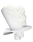 White Roses Bride Hat