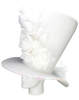 White Roses Bride Hat