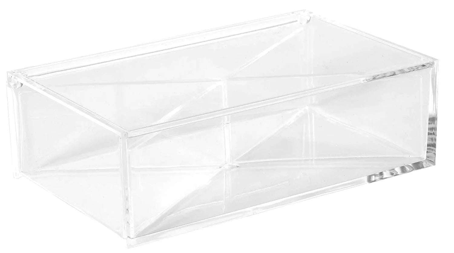 Clear Acrylic Boxes 6.3''X3.94''X1.97'' 4 Pack