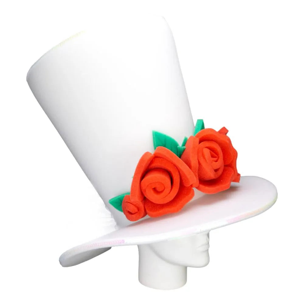 Red Roses Bride Hat