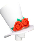 Red Roses Bride Hat