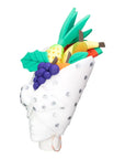 White Bride Carmen Miranda Hat