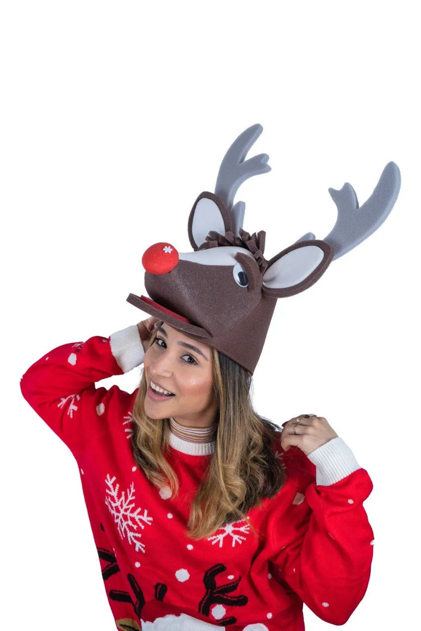 Rudolph The Reindeer Hat