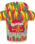 Skittles Candy Canes: 60CT Jar