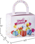 Birthday Girls Candy Boxes 36 Pack 4.5" X 3.75" X 2.25"