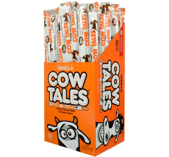 Goetze&#39;s Cow Tales Caramel &amp; Cream Sticks: 36-Piece Box