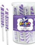 Unicorn Pops Twist Suckers - Lavender: 24-Piece Jar