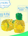 Amos 4D Gummy Pineapple Burst: 12-Piece Case