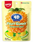 Amos 4D Gummy Pineapple Burst: 12-Piece Case